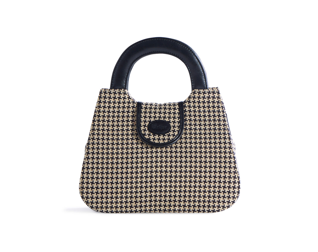 Chequer Houndstooth Loop Purse