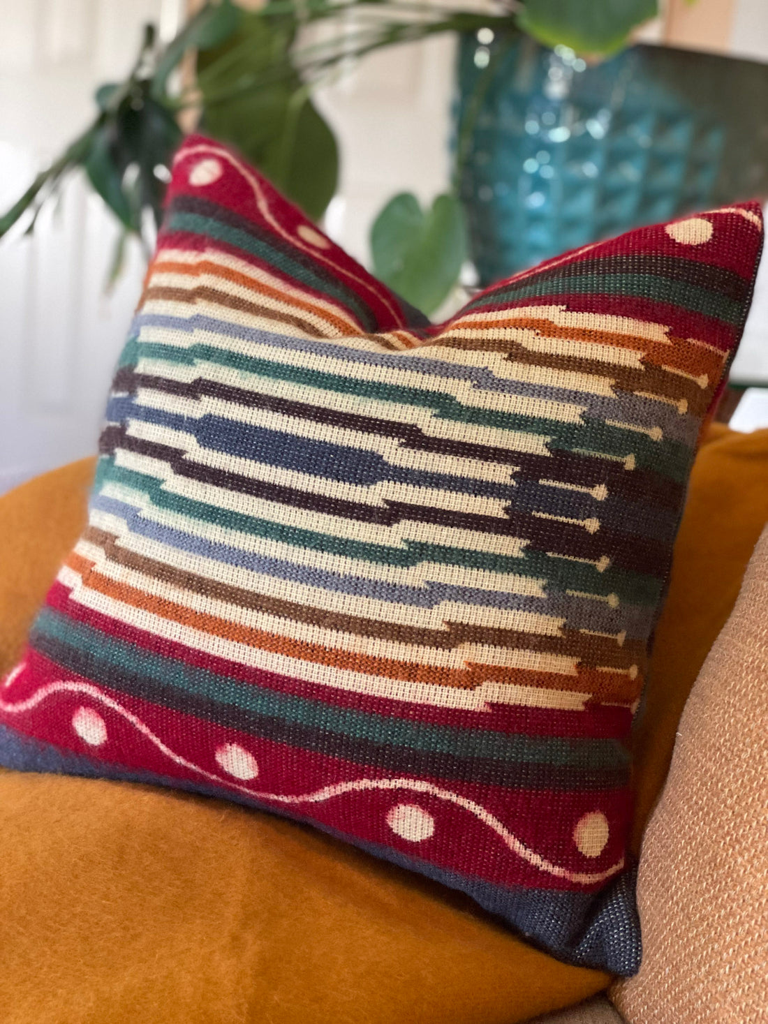 Artisan-Made Small Sumaco Wave Southwestern Pillowcase