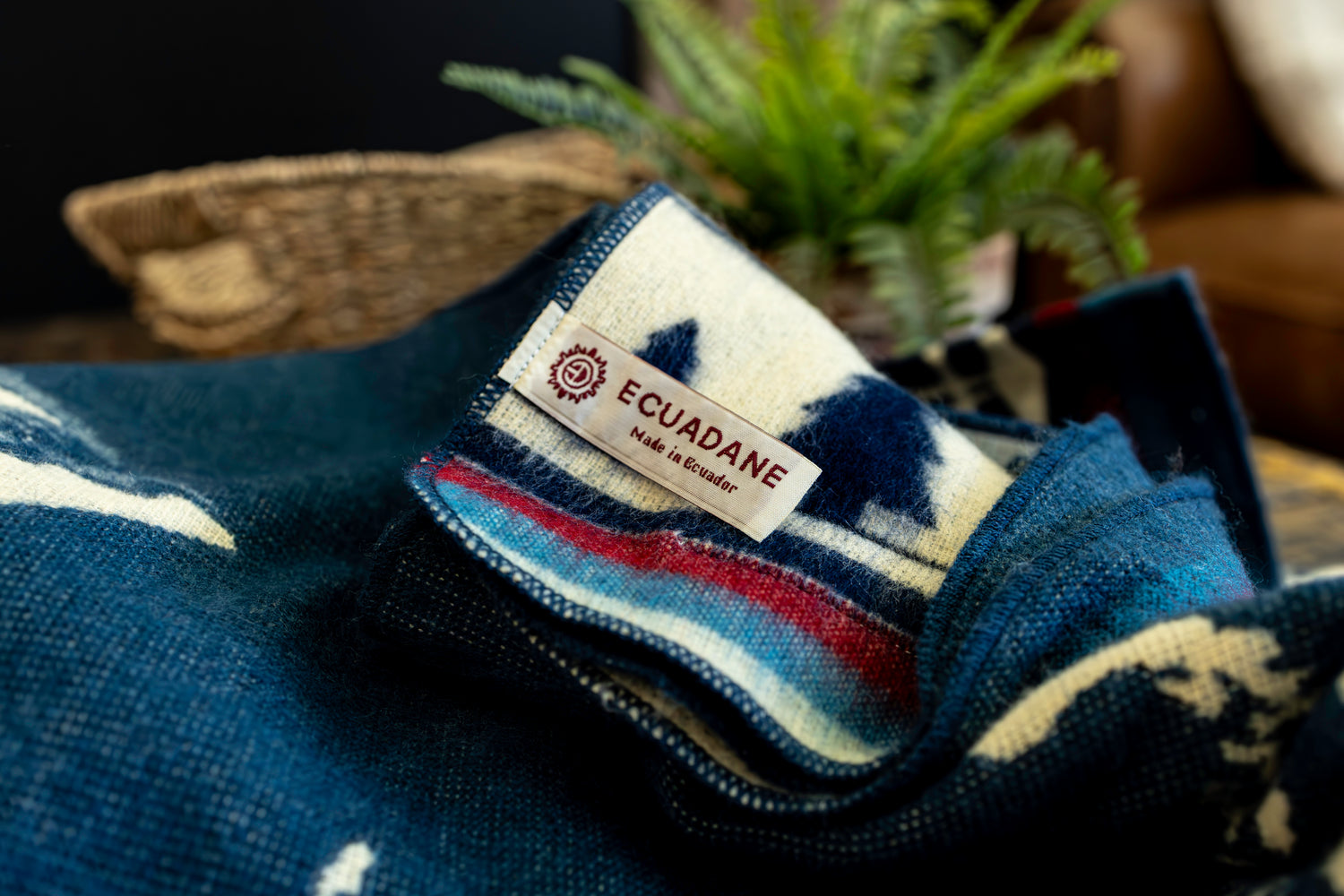 Artisan-Made Winter Blanket - Ski Jump