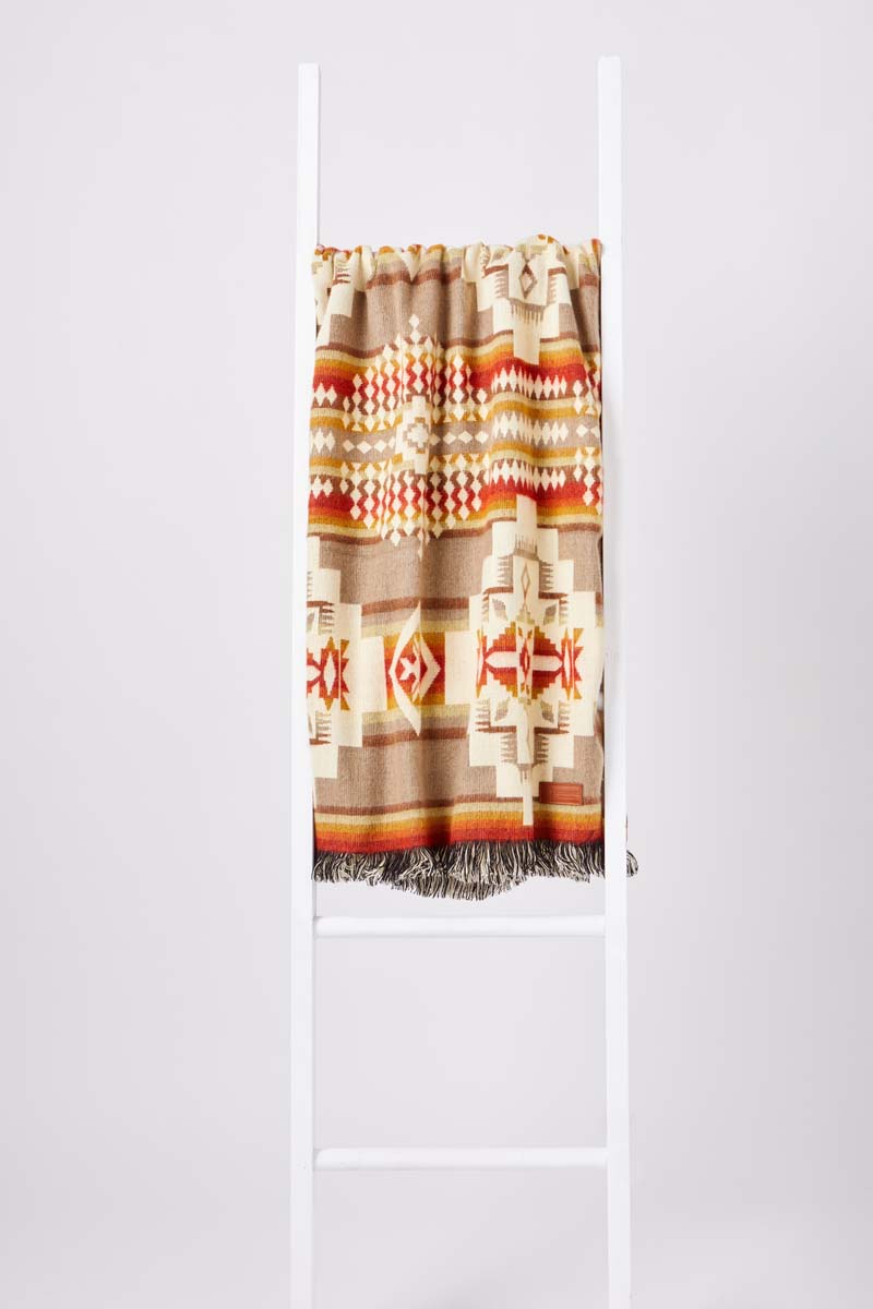 Artisan-Made Southwestern Blanket - Andes Beach Throw