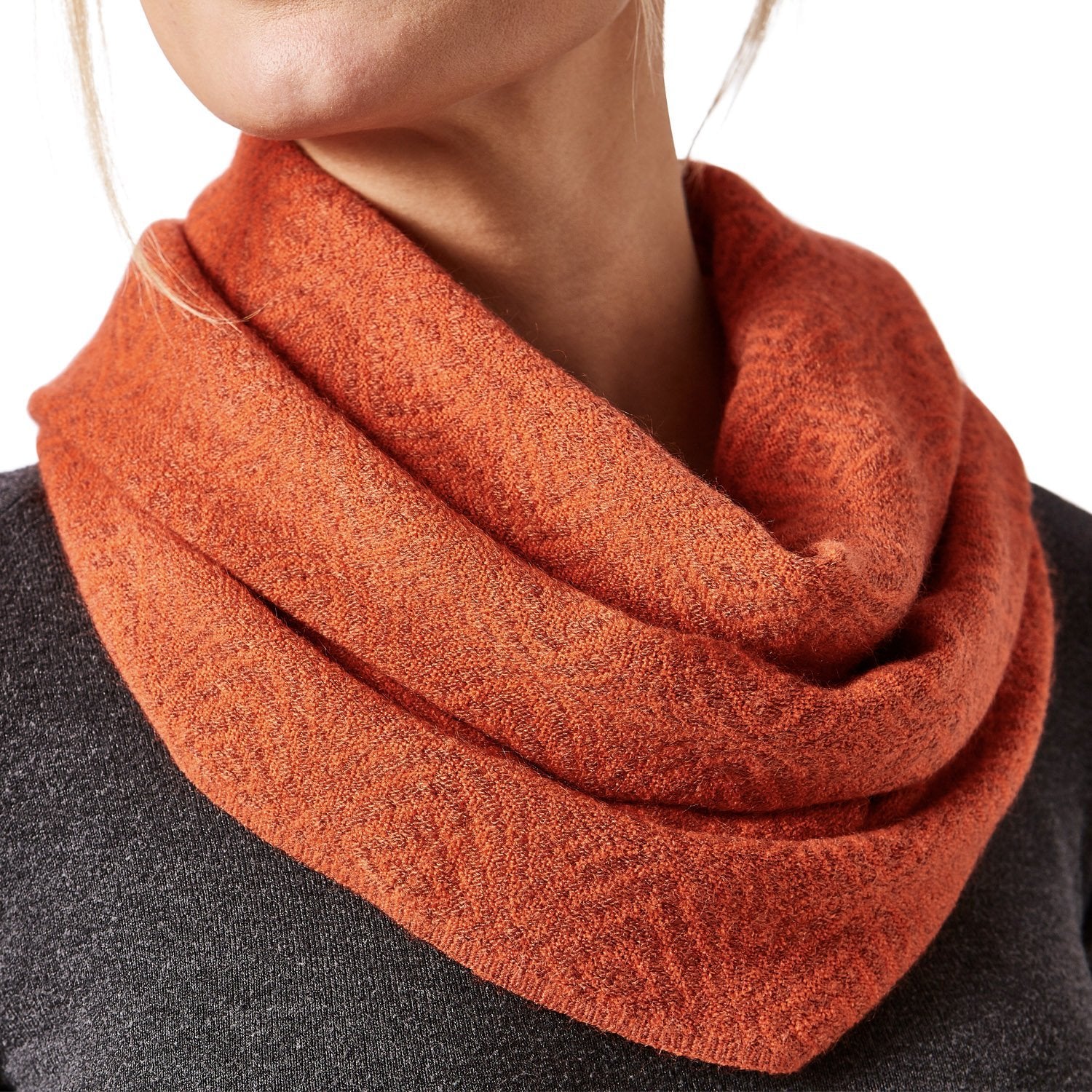 Rust Infinity Scarf - Ecuadane