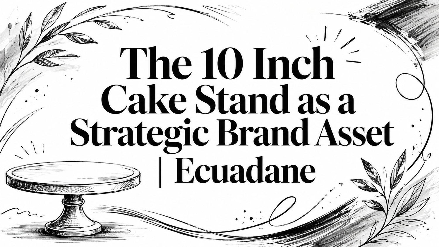 The 10 Inch Cake Stand as a Strategic Brand Asset | Ecuadane