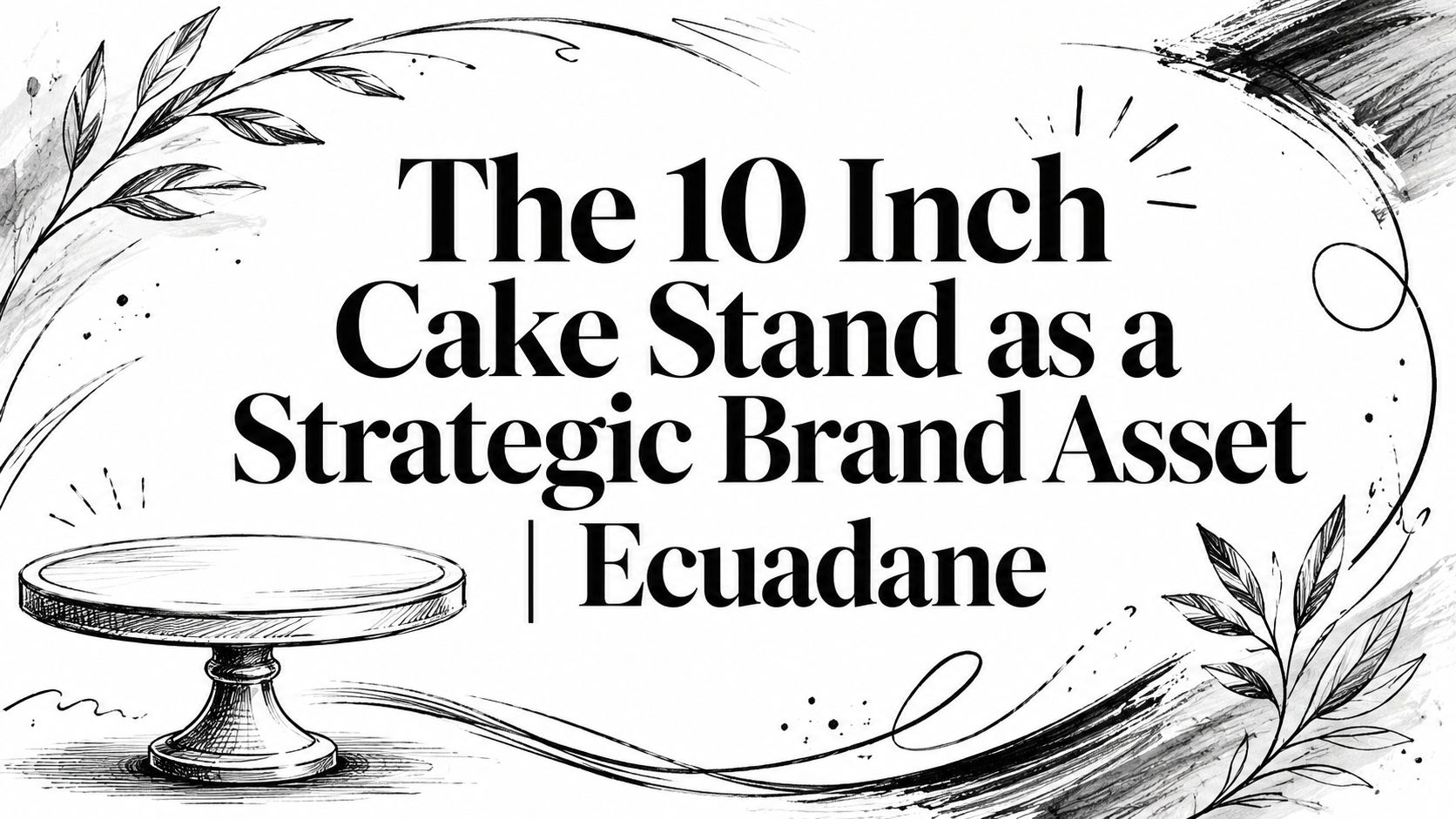 The 10 Inch Cake Stand as a Strategic Brand Asset | Ecuadane