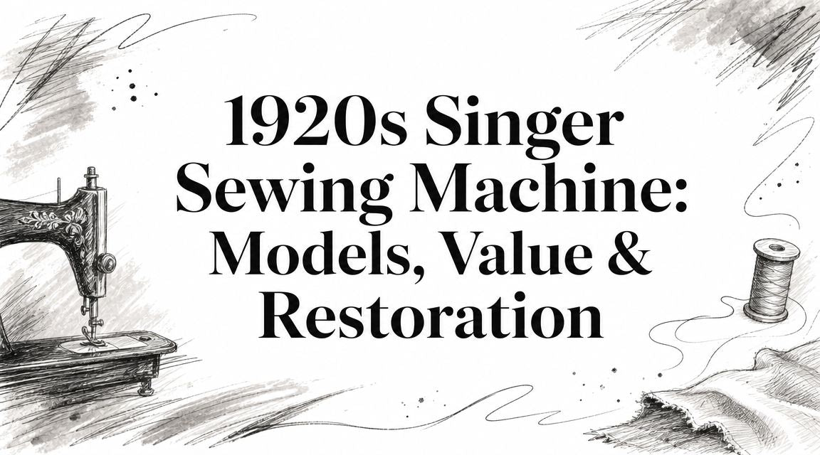 1920s Singer Sewing Machine: Models, Value & Restoration