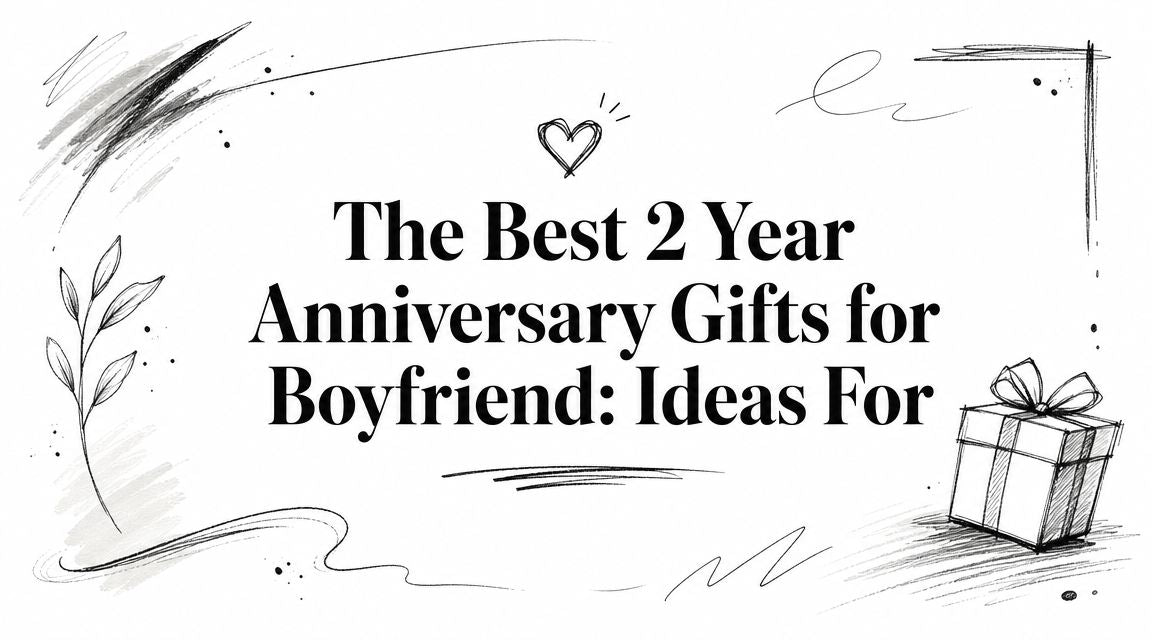 The Best 2 Year Anniversary Gifts for Boyfriend: Ideas For