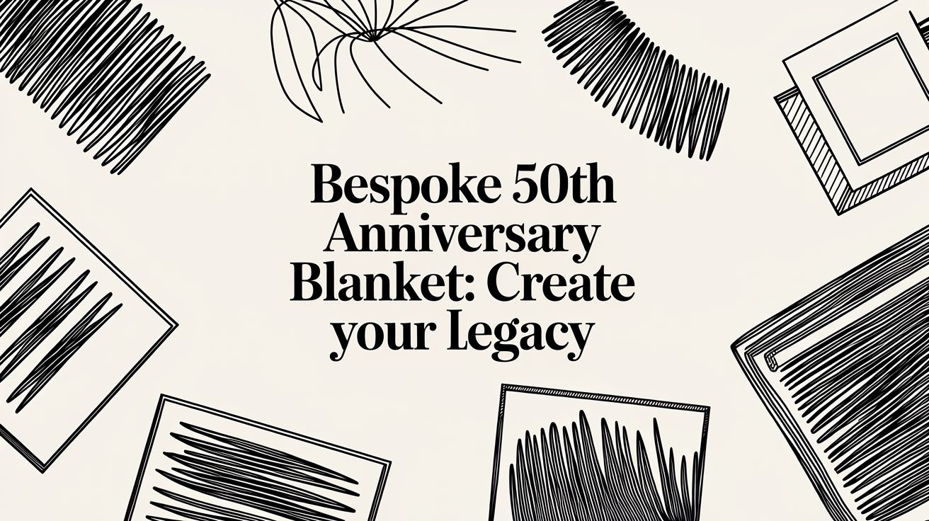 Bespoke 50th Anniversary Blanket: Create Your Legacy
