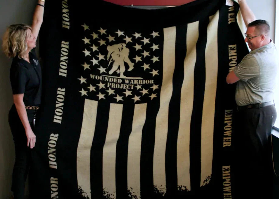 Ecuadane Partners with Wounded Warrior Project to Honor Top Donors with Custom-Designed Blanket
