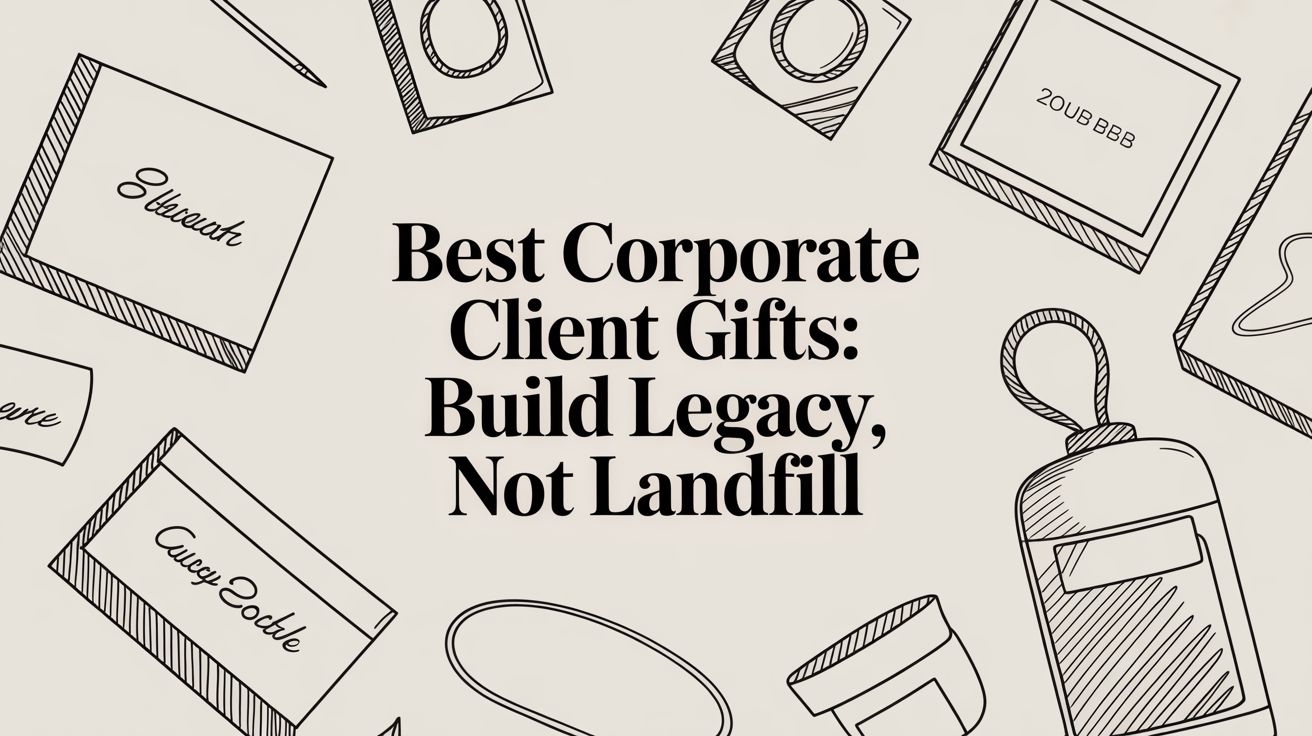 Best Corporate Client Gifts: Build Legacy, Not Landfill