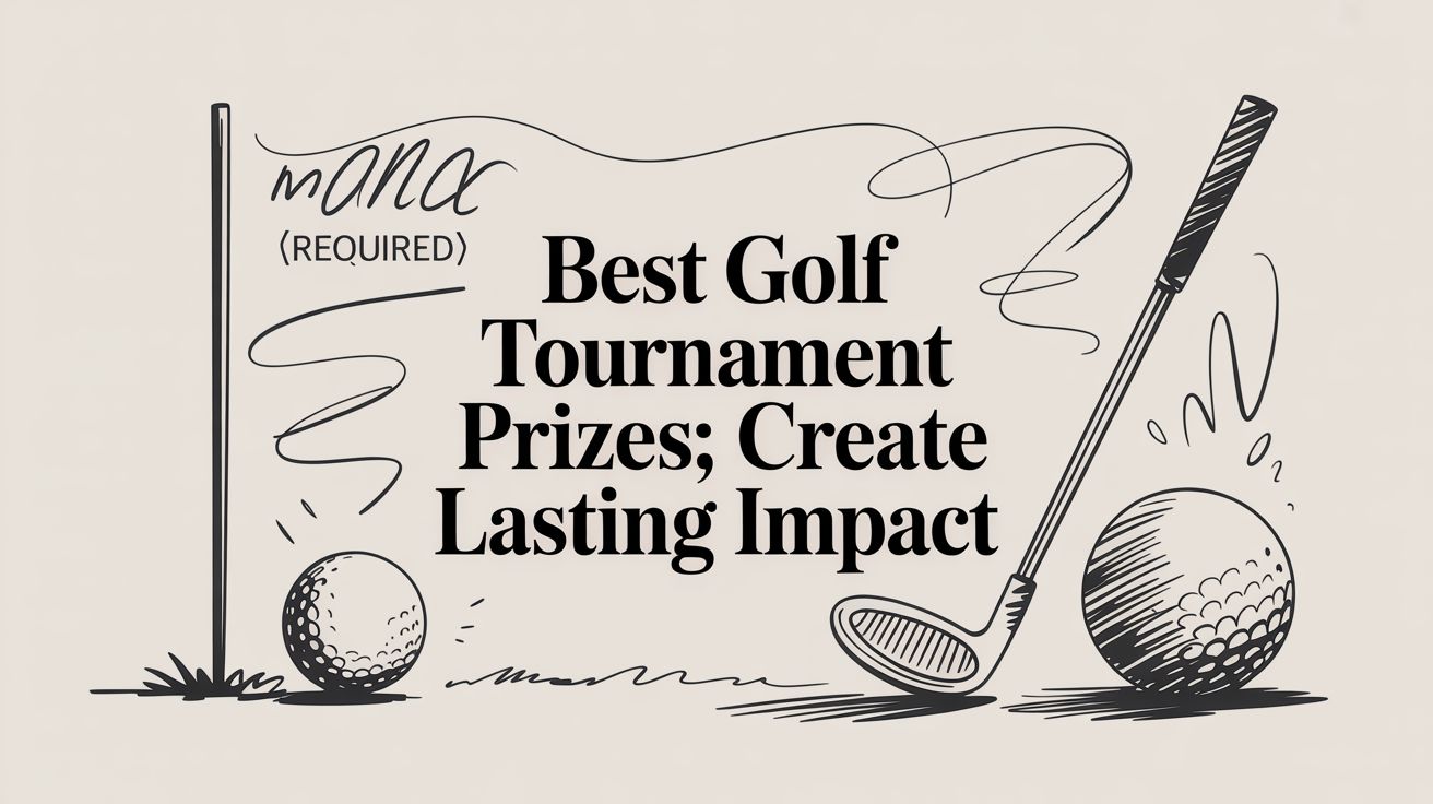 Best Golf Tournament Prizes for Clubs, Outings and Charity Events