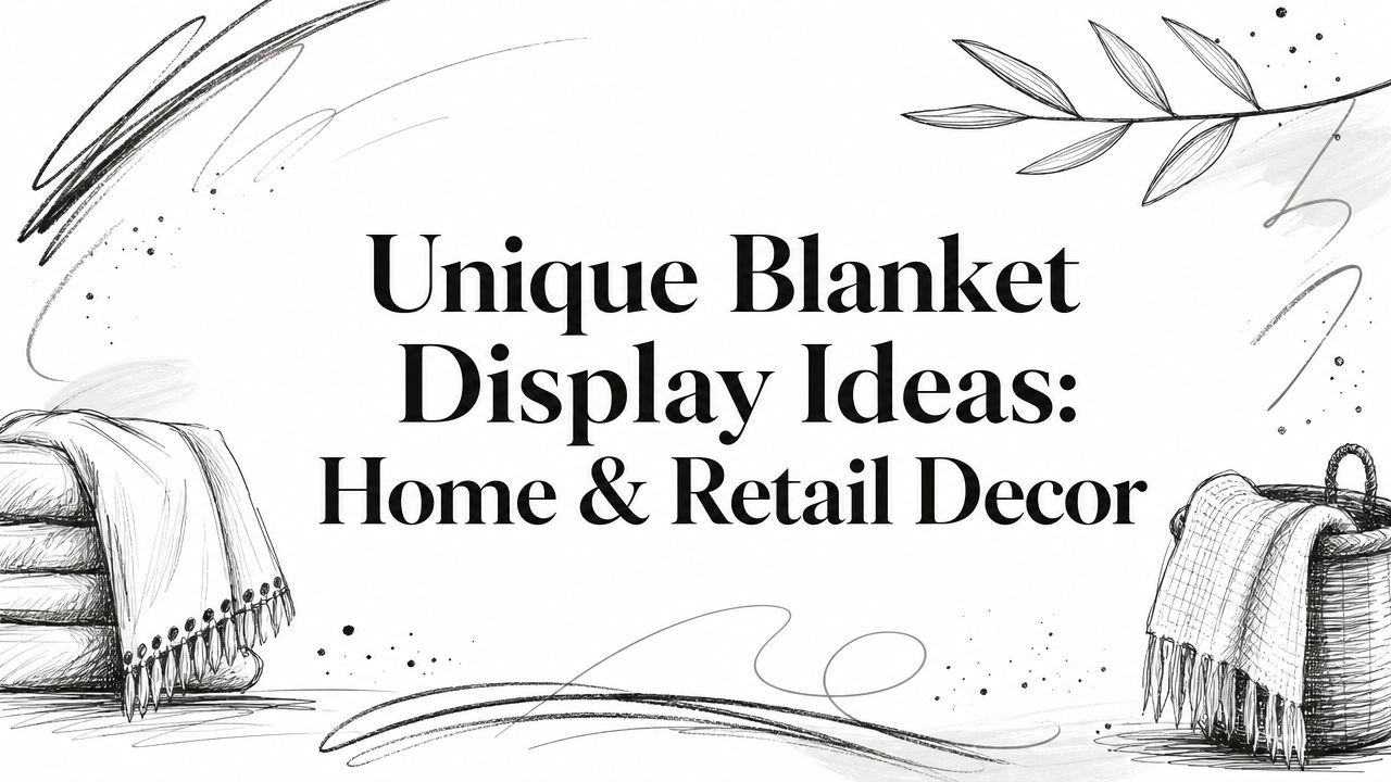 Unique Blanket Display Ideas: Home & Retail Decor
