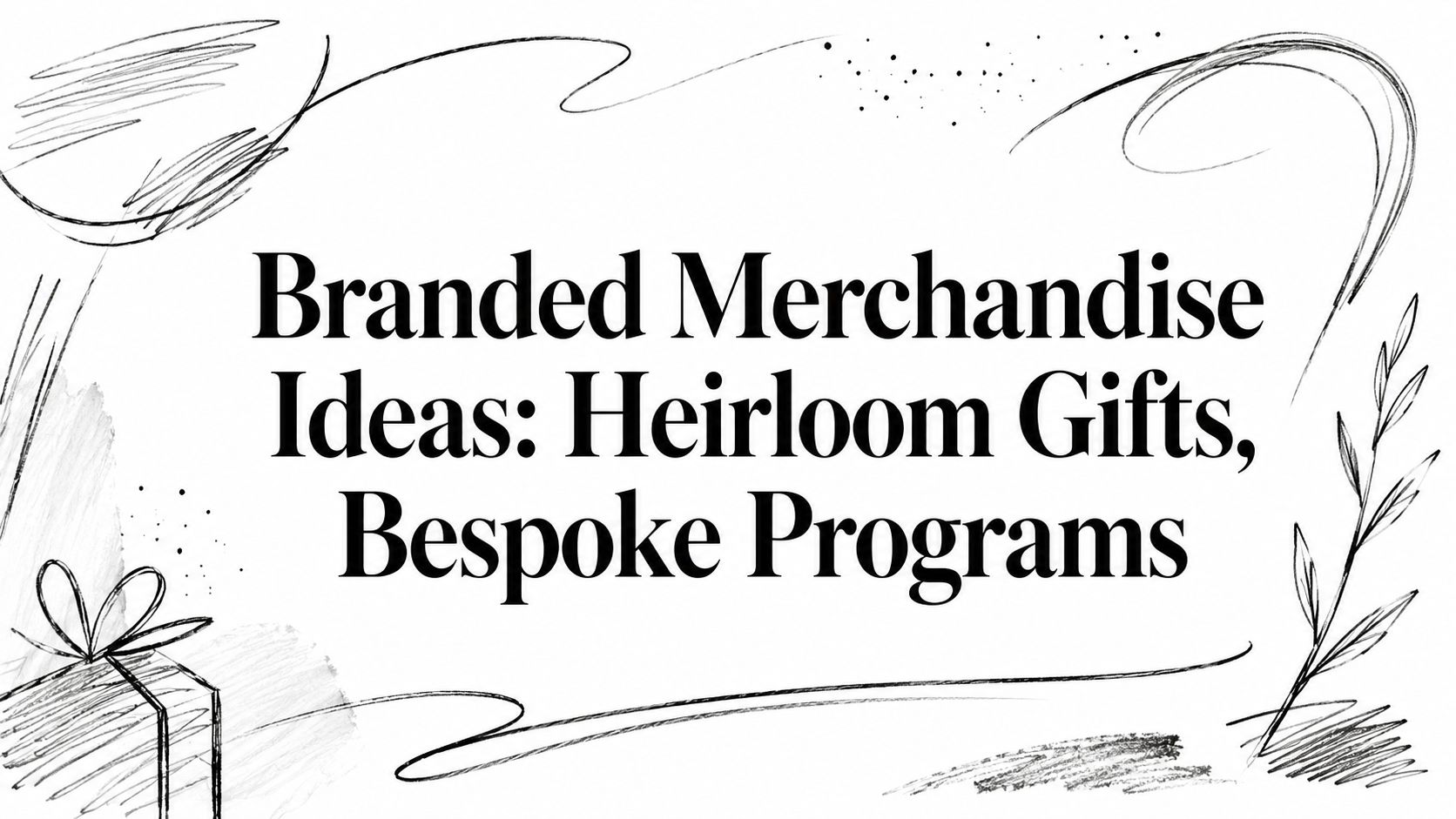 Branded Merchandise Ideas: Heirloom Gifts, Bespoke Programs