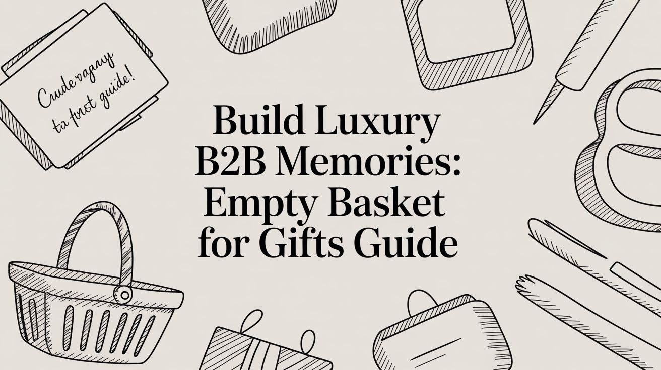 Build Luxury B2B Memories: Empty Basket for Gifts Guide