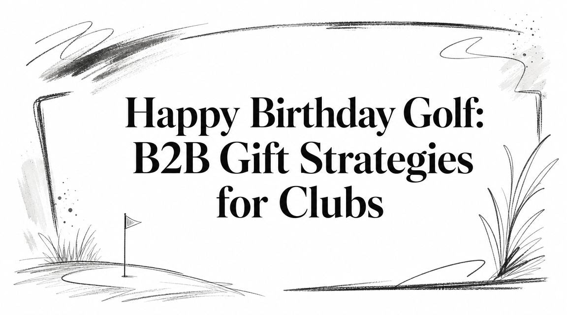 Golf Birthday Gifts for Members, Clients and Milestone Celebrations