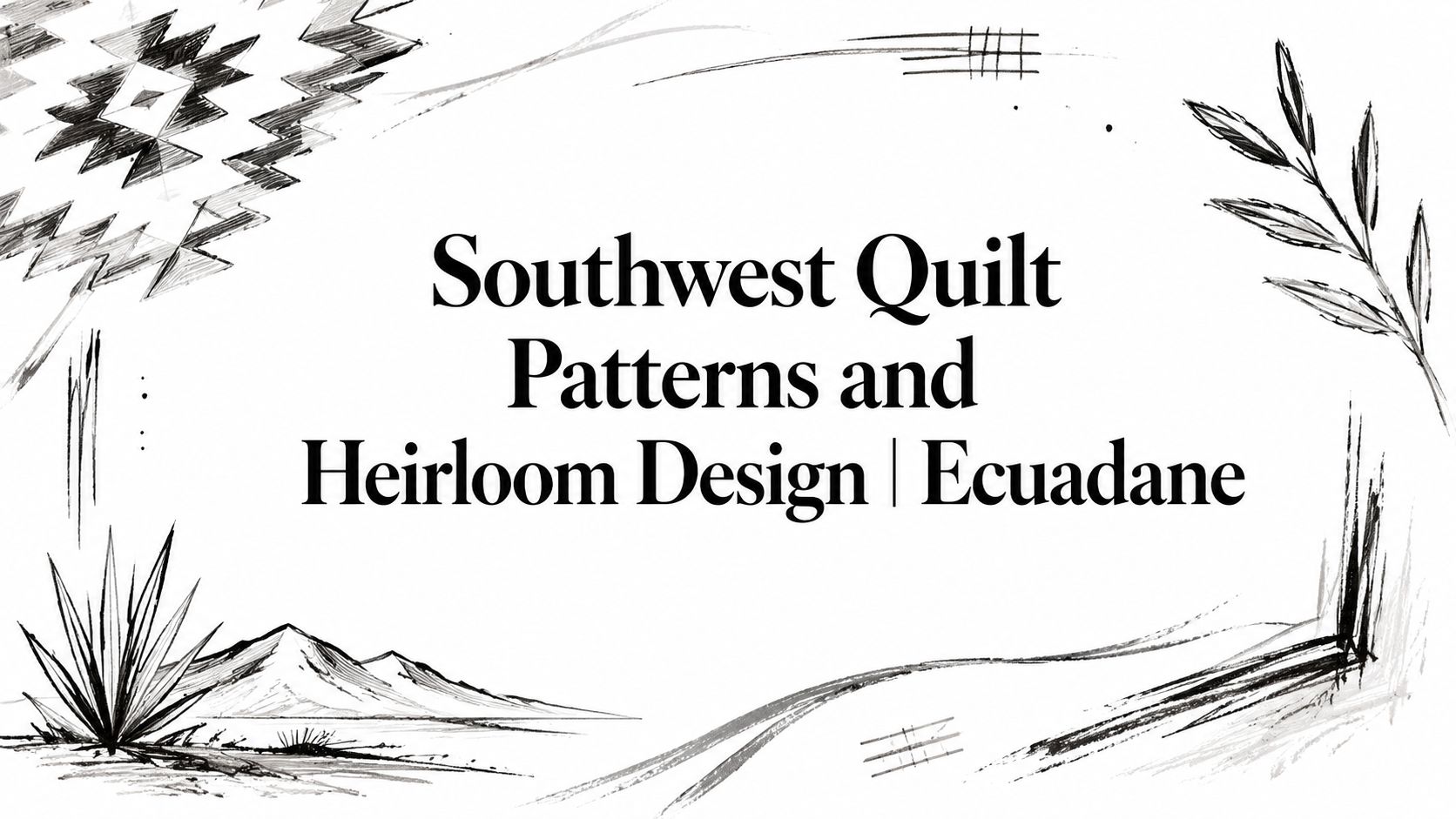 Southwest Quilt Patterns: A Guide to Heirloom Design