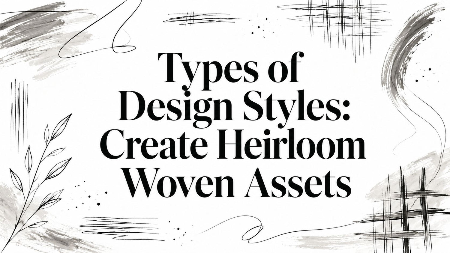 Types of Design Styles: Create Heirloom Woven Assets