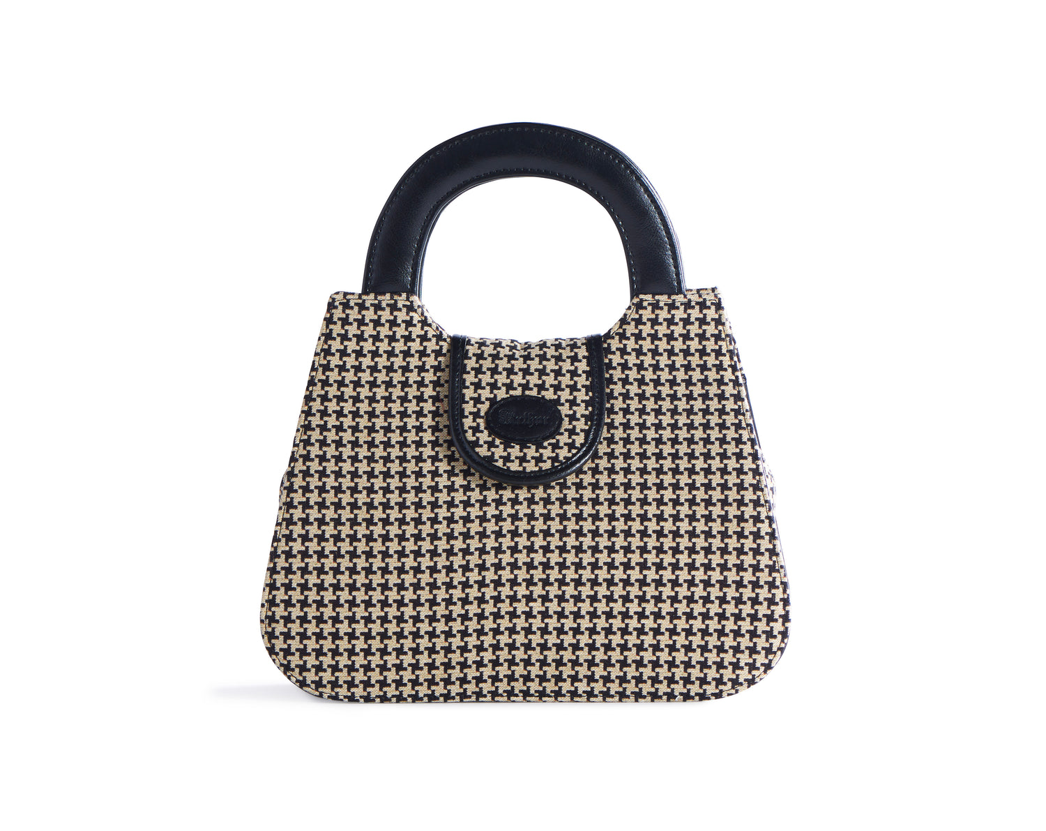 Chequer Houndstooth Loop Purse