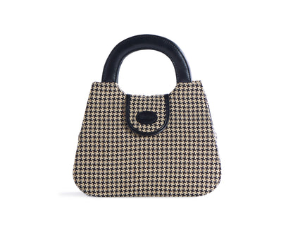Chequer Houndstooth Loop Purse