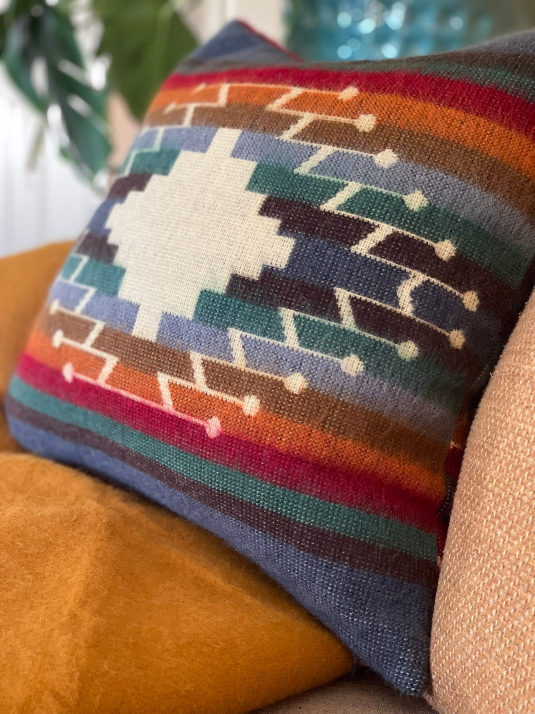 Artisan-Made Small Sumaco Wave Southwestern Pillowcase