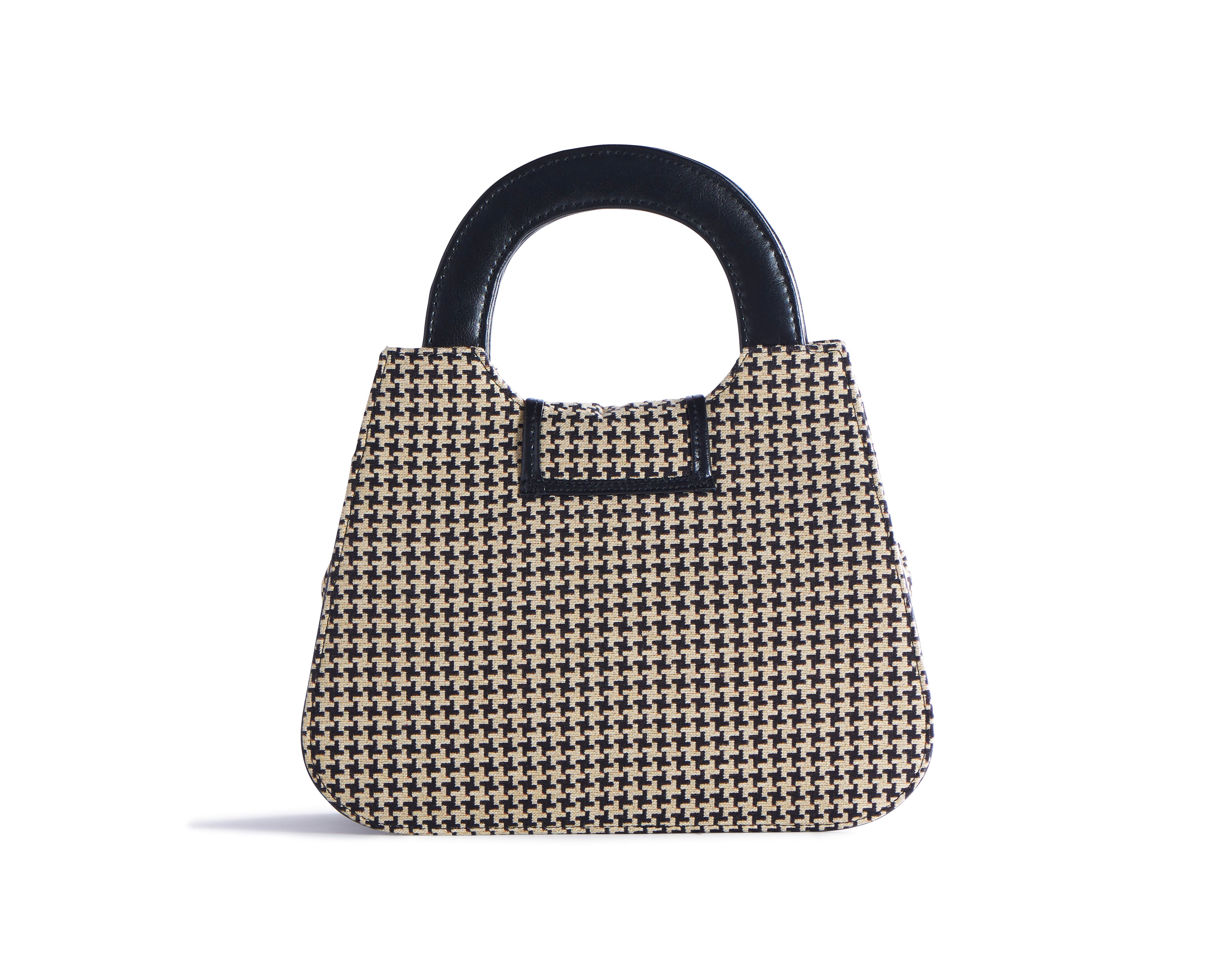 Chequer Houndstooth Loop Purse