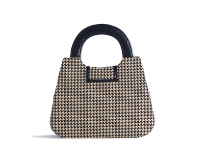 Chequer Houndstooth Loop Purse