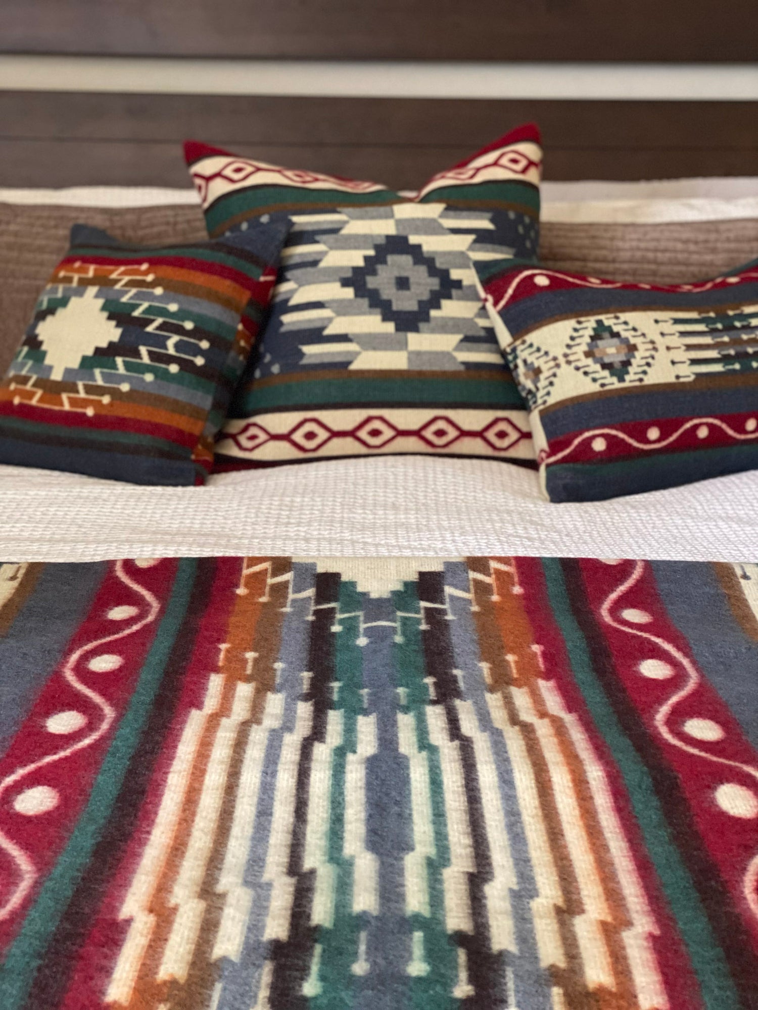 Artisan-Made Small Sumaco Wave Southwestern Pillowcase