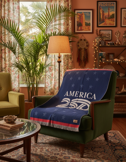 America 250 Commemorative Throw Blanket (Limited Edition Collection)