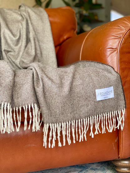 Alpaca Wool Blanket - Cordillera Rim