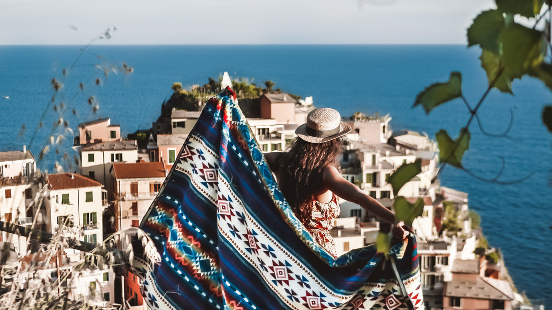 Artisan Southwestern Blanket - Cotacachi Water