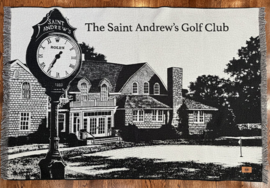 Golf and private club custom woven recognition blankets