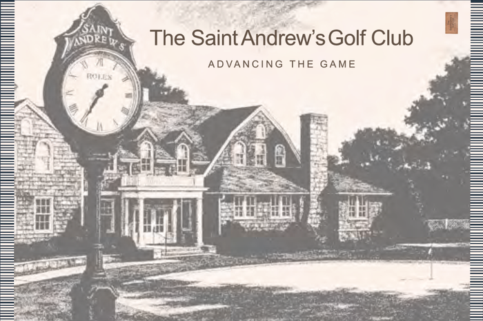 Custom golf tournament branding woven gift example