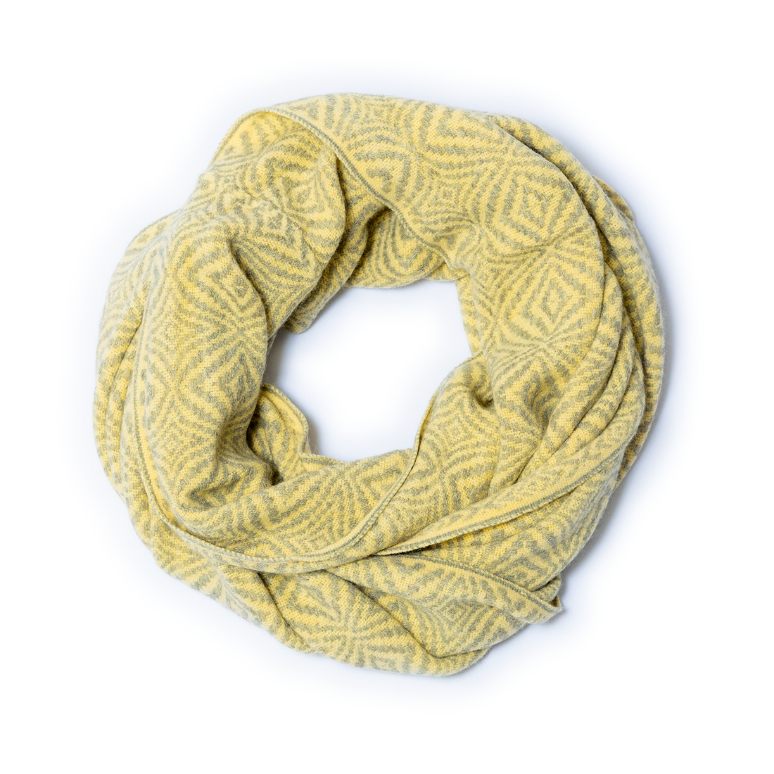Light Yellow Infinity Scarf