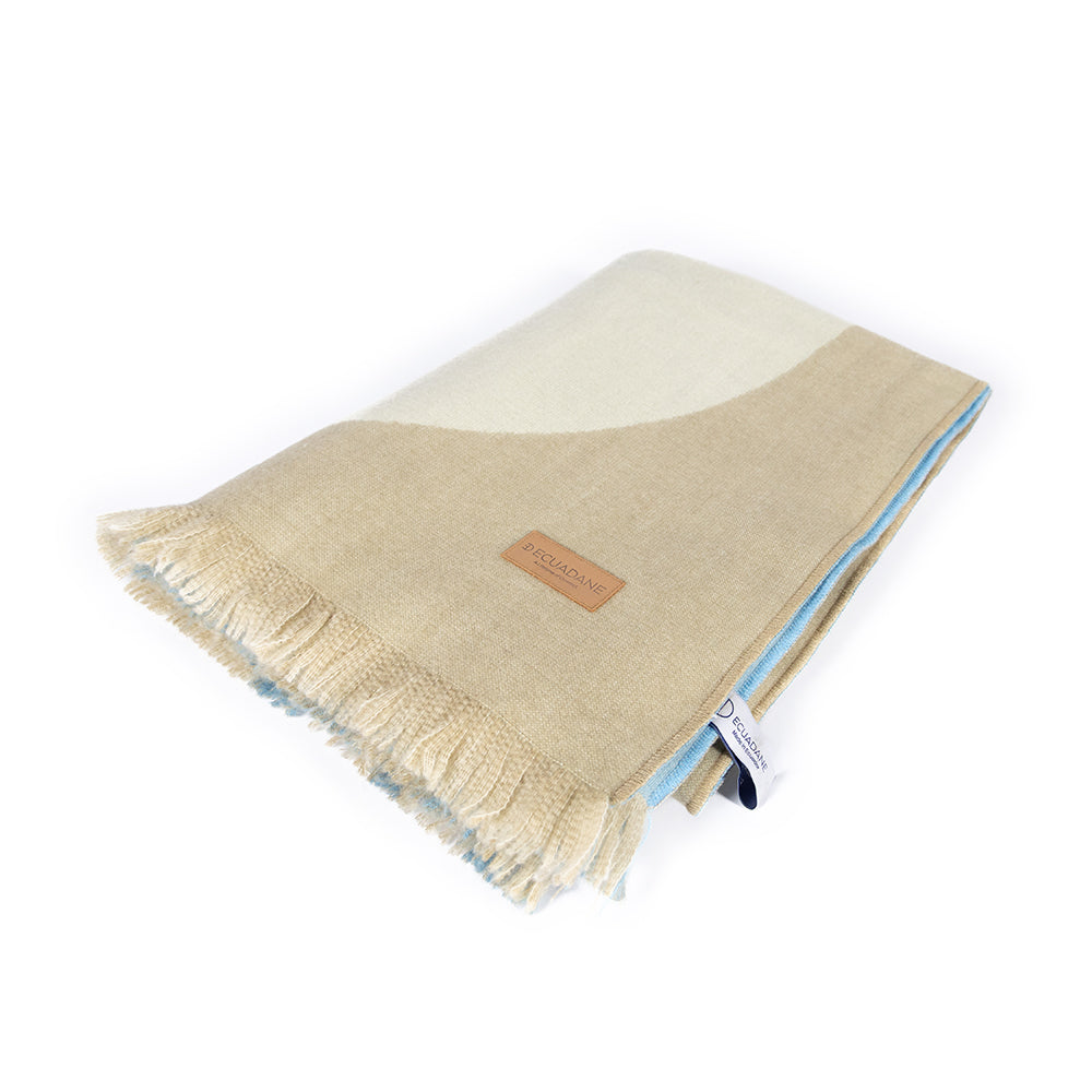Blue Unifier Throw Artisan-Crafted Blanket