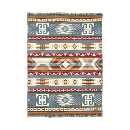 Artisan Woven Southwestern Throw - Sumaco Wave