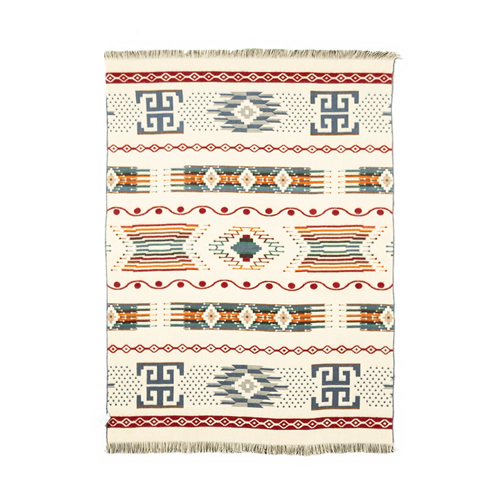Artisan Woven Southwestern Throw - Sumaco Wave