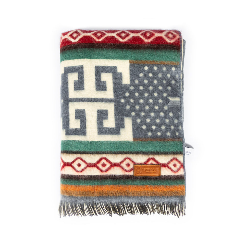 Artisan Woven Southwestern Throw - Sumaco Wave