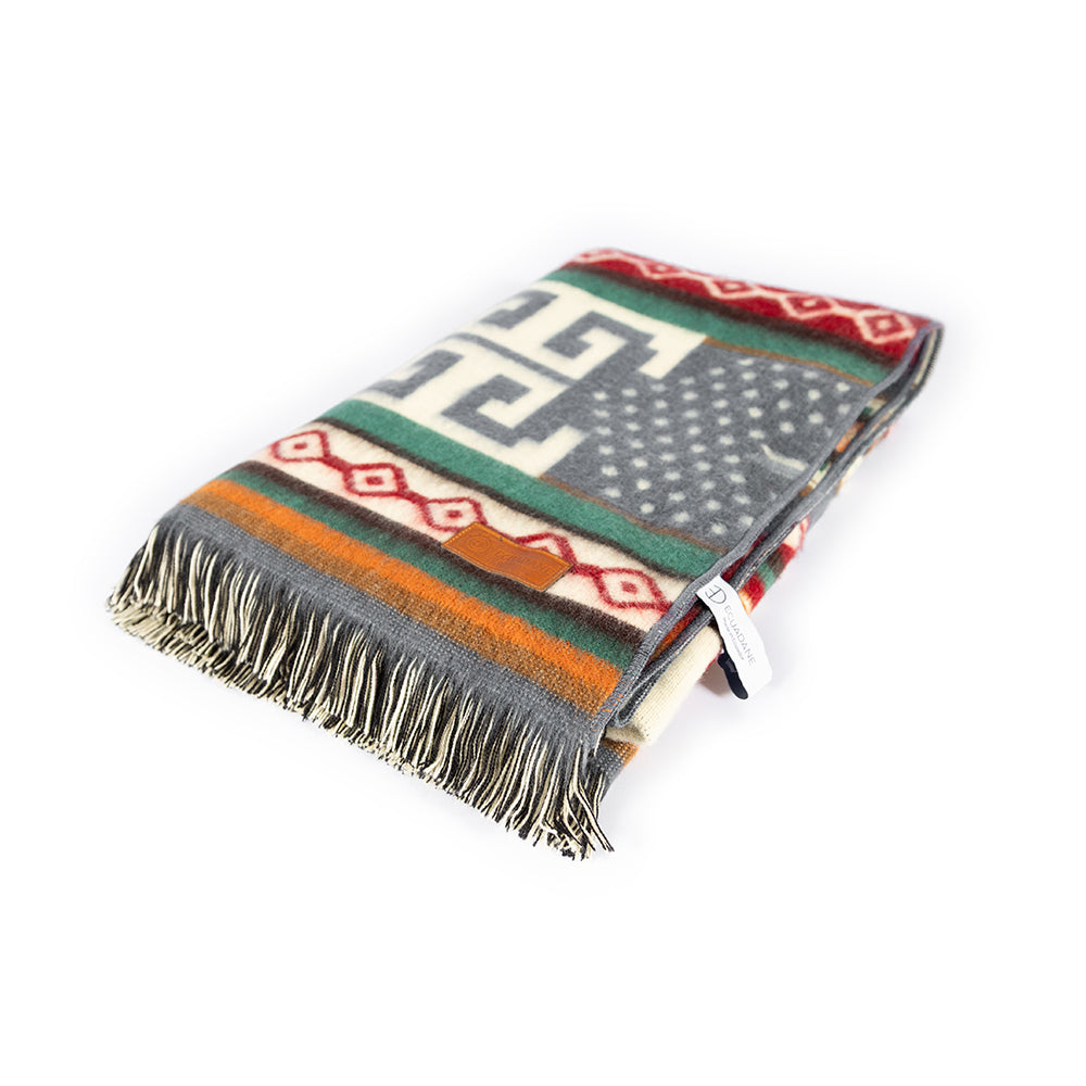 Artisan Woven Southwestern Throw - Sumaco Wave