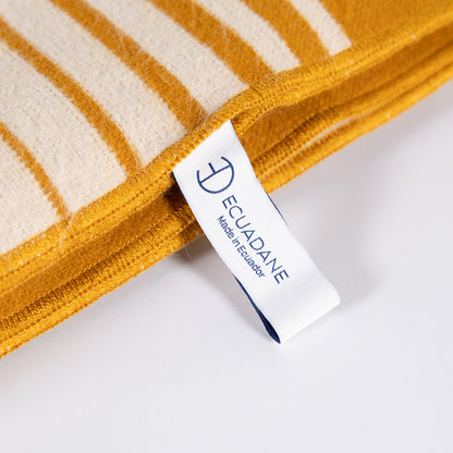 Versailles - Gold and Beige Luxury Throw Blanket