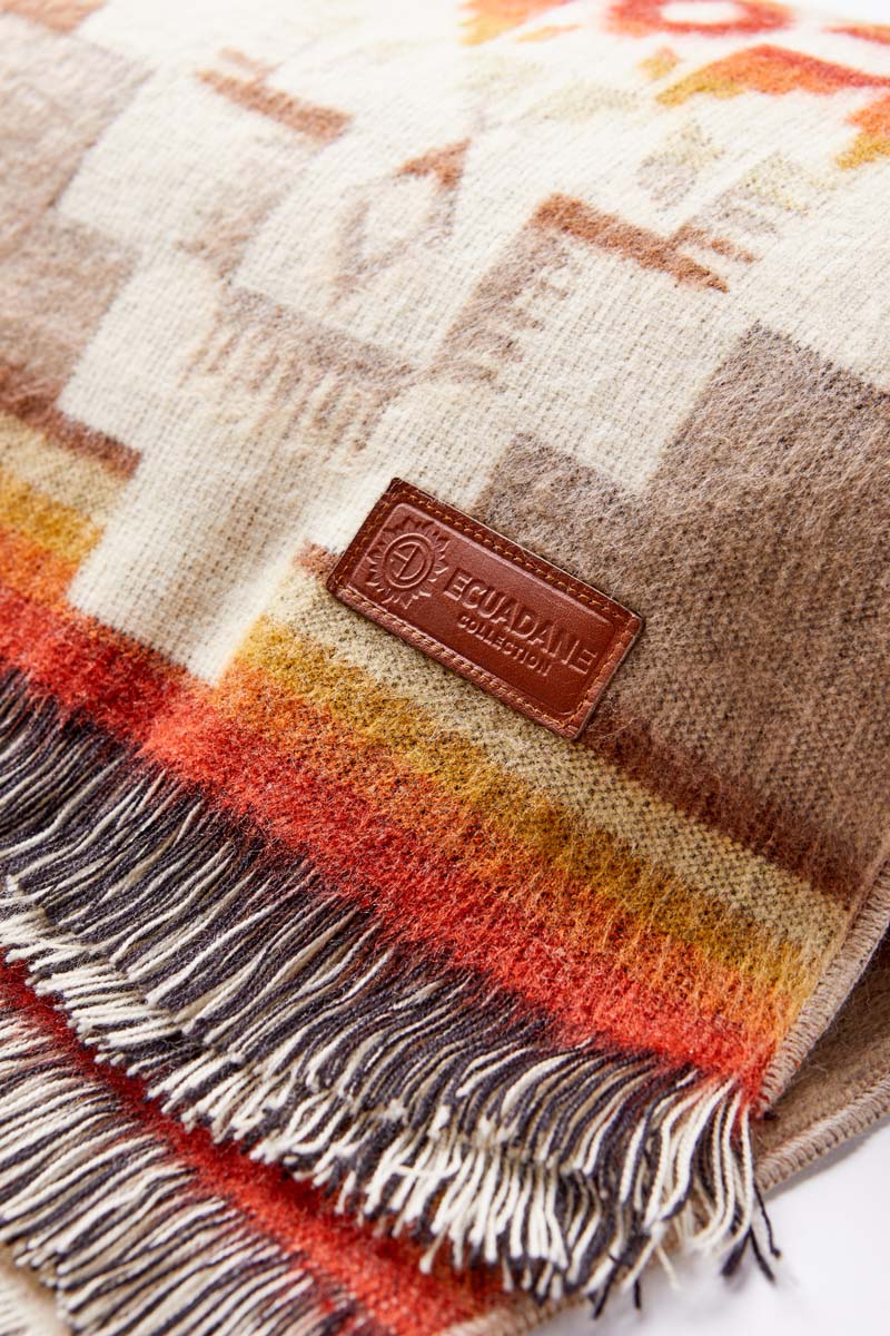 Artisan-Made Southwestern Blanket Andes Beach Throw Shop Throws