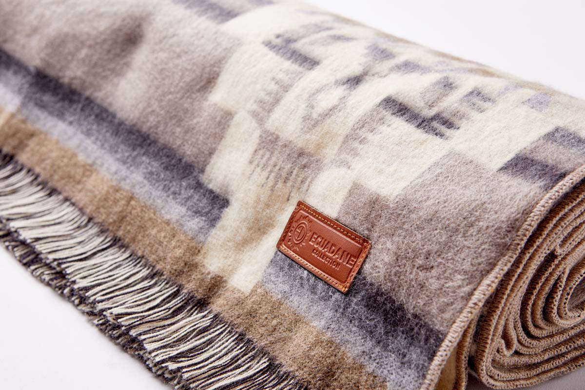 Artisan-Made Southwestern Blanket - Andes Cloud Throw