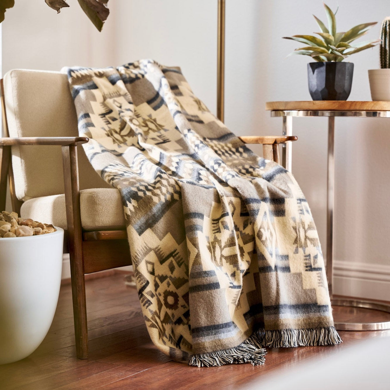 Artisan-Made Southwestern Blanket - Andes Cloud Throw