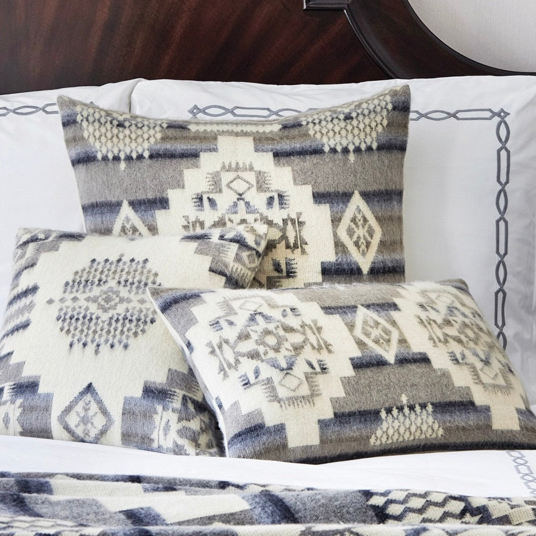 Artisan-Woven Lumbar Andes Cloud Pillowcase