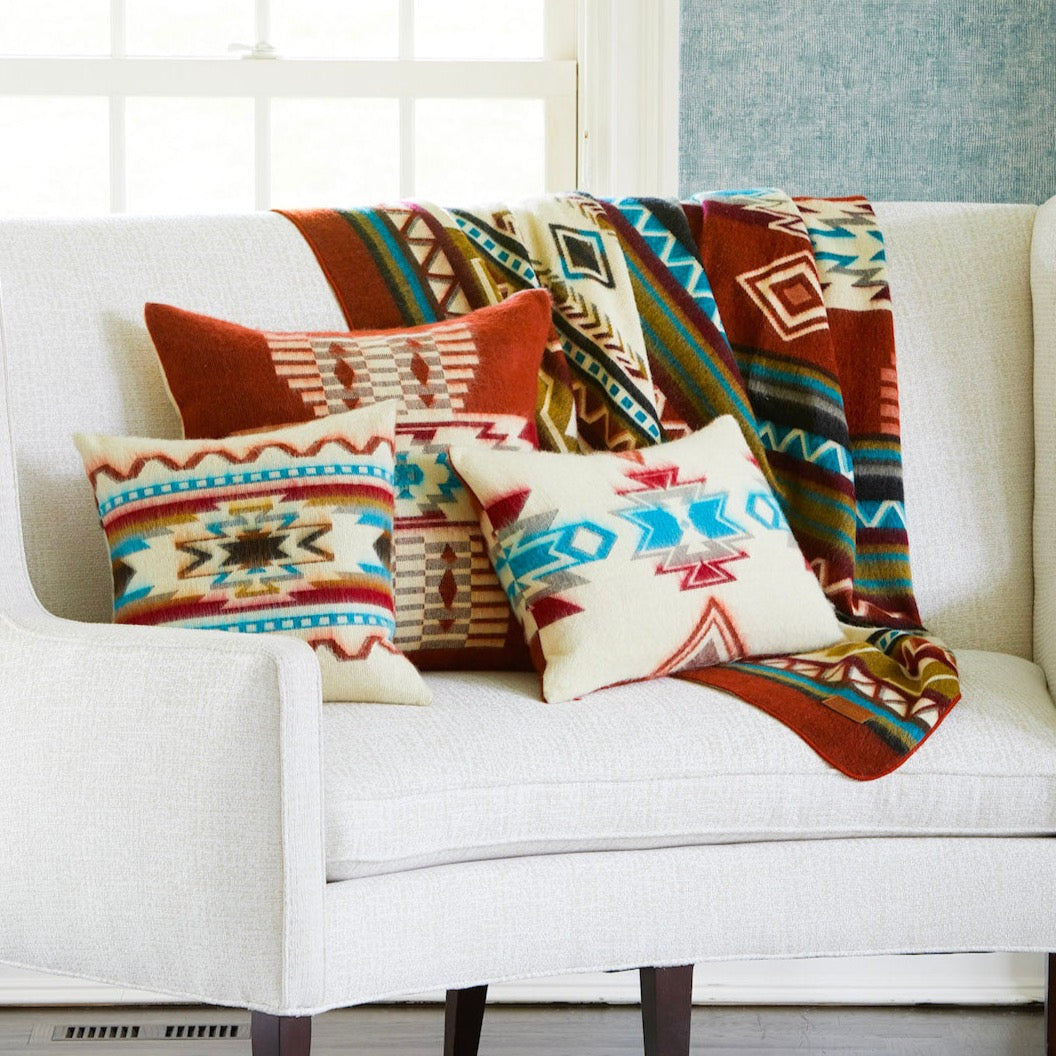 Artisan-Made Large Antisana Earth Pillowcase with Southwestern Design