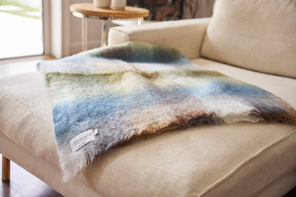 Mohair &amp; Wool Throw Blanket - Cara Rowan