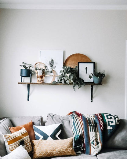 Sumaco Wave Artisan-Crafted Blanket with Southwestern Design