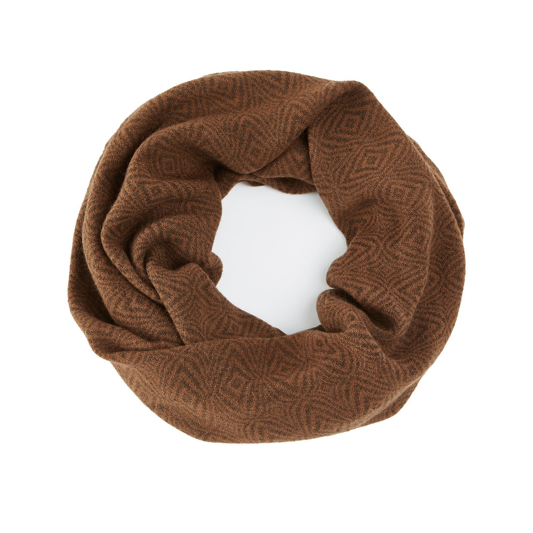 Brown Infinity Scarf - Ecuadane