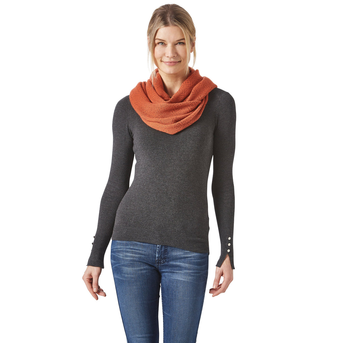 Rust Infinity Scarf - Ecuadane