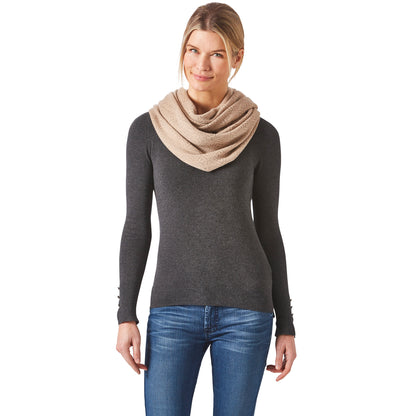 Beige Infinity Scarf